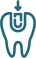 Icon of tooth with filling