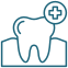 Icon of a tooth with a medical cross